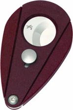Xikar Xi2 Cigar Cutter, Spring-Loaded Double Guillotine Action Bloodstone Red