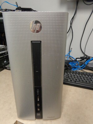 HP PAVILION 550-A114 TOWER PC AMD A8-6410 2.0GHz 8GB 256GB SSD WINDOWS 10  Wi-Fi