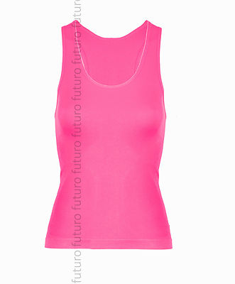 Damen Stretchy Trägershirt Tank Top Seamless Body Shaper T-Shirt Größen S - XL FG7314