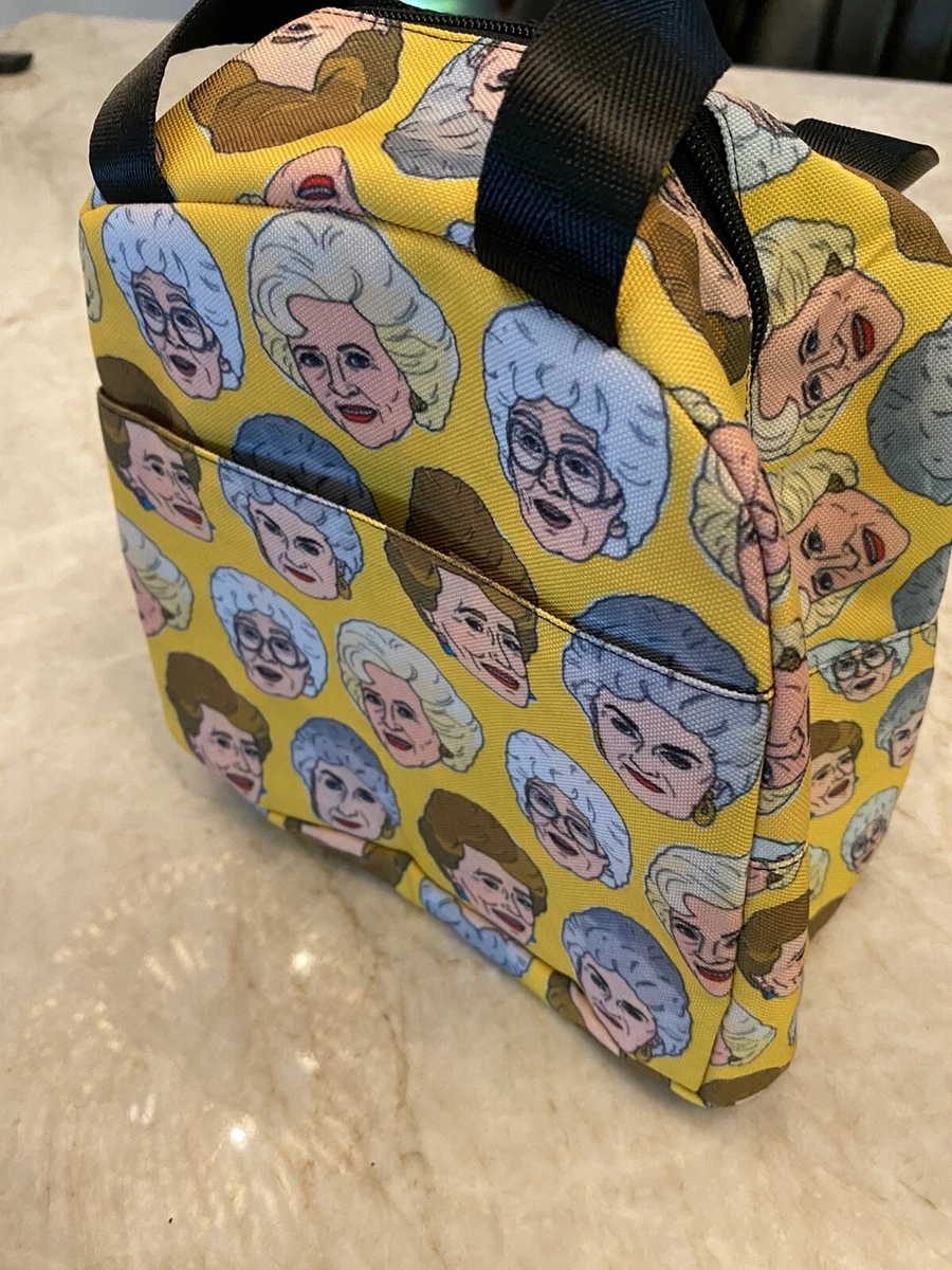 Golden Girls insulated lunch tote storage bag purse yellow