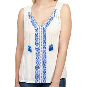 lucky brand embroidered tank top