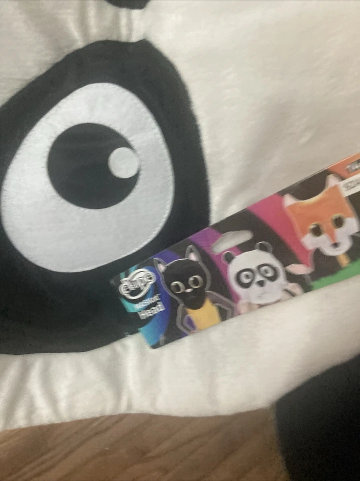 Elope Maskot Head Panda Bear Halloween Costume Zoo Animal Large NWT Black White - Image 2 of 3