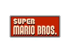 Super Mario Bros 1 Logo Sticker Waterproof Vinyl Decal Die-Cut Laptop Car