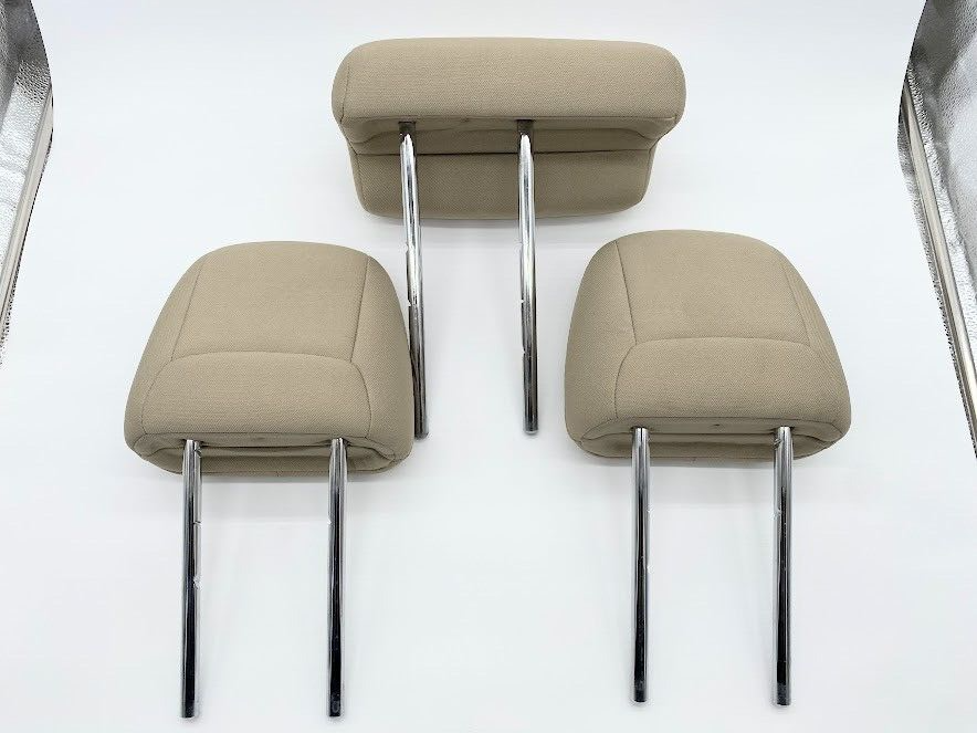 2014 2023 JEEP Cherokee (KL) Rear Seat Headrests Set of 3 Tan Beige
