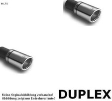 Ulter Duplex Sportauspuff 90mm Dacia Logan Limo ab 05