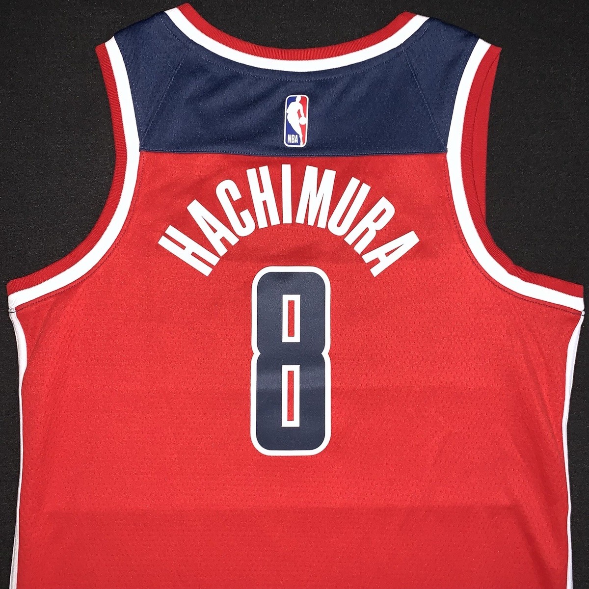 NWT Nike Rui Hachimura Washington Wizards #8 Red Icon Swingman