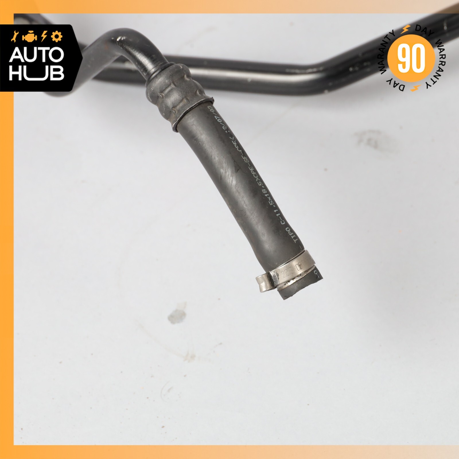 02-07 Maserati Coupe 4200 M138 Engine Head Covers Ventilation Hose Pipe OEM