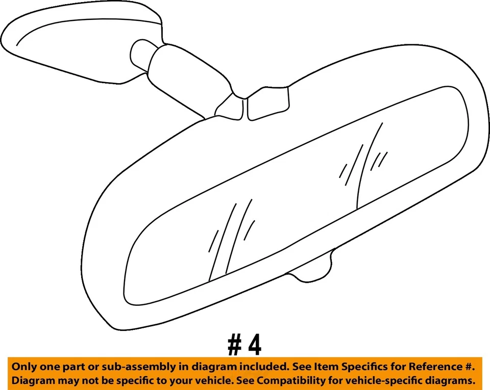 Espejo retrovisor interior delantero central usado se adapta a: Mazda MILLENIA 2001 centavo delantero Foto 4 de 4