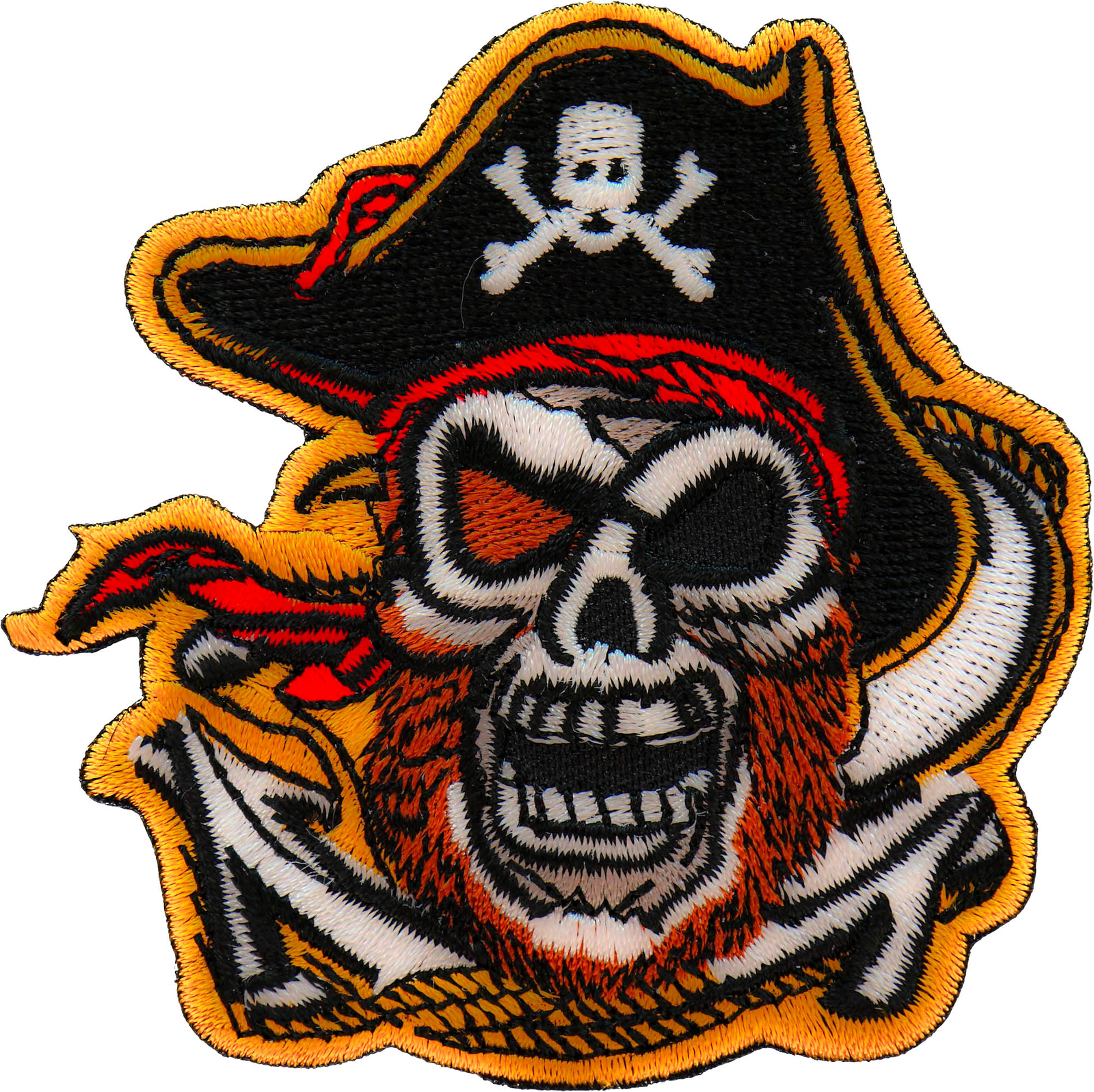 Pirate Arr Matey Iron on Patch - 3x3 inch - P7399