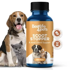 Scoot Stopper and Anal Gland Support for Dogs & Cats