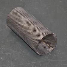 Mueller Replacement Y Strainer Screen 2" x 4-3/8", 1/16" Perforated, 304 SS