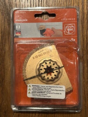 FEIN Starlock 63502118230 Carbide Segmented Saw Blade 2-15/16'' Diameter Set of 5