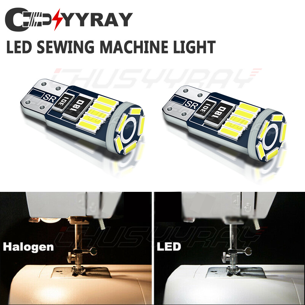 2 EX Bright LED Sewing Machine Light Bulbs for Necchi, Pfaff, Singer White bulbs eBay
