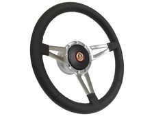 1965-67 Ford Mustang Cobra 9-bolt 14 Steering Wheel Kit Slotted 3-spoke Design