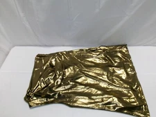 K836 INC INTERNATIONAL CONCEPTS Sleeveless Cowlneck Top Gold Womens Size XL