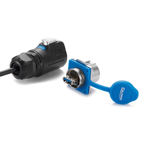 M24 Industry USB3.0 1.5A Waterproof IP67 Soldering USB Data Connector Panel Jack - Picture 5 of 18