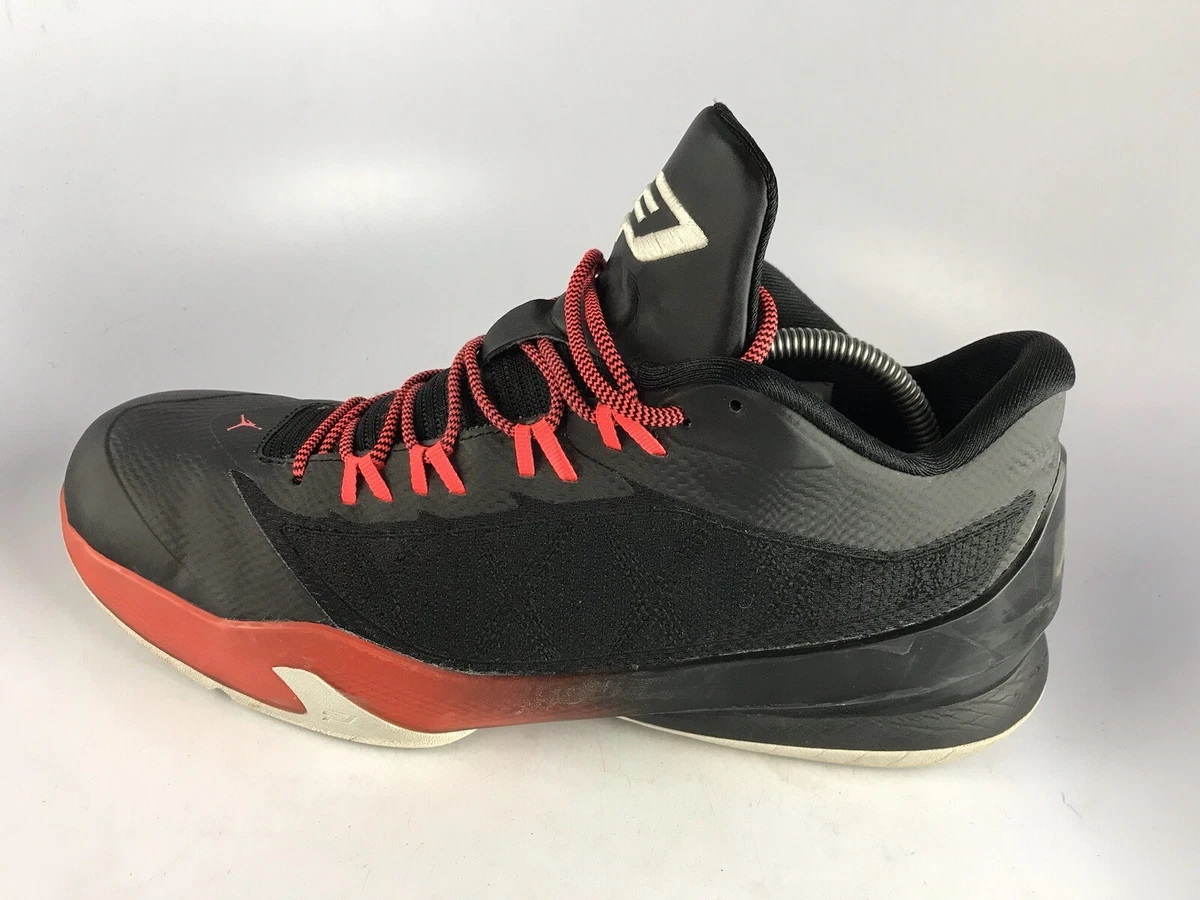 Nike Air Jordan CP3.VIII Chris Paul Black Red Men's Shoes Sz 10.5- 684855-023