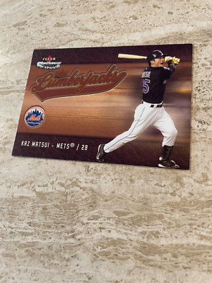 2005 Fleer Lumberjacks Baseball #4 Kaz Matsui -  New York Mets - MT