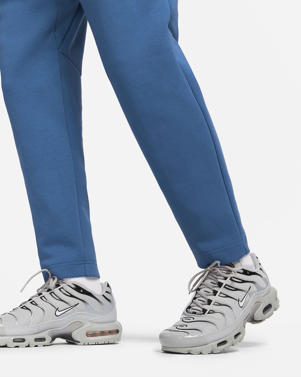 Nike Tech Fleece Pants Joggers Dark Marina Blue Black White CU4501