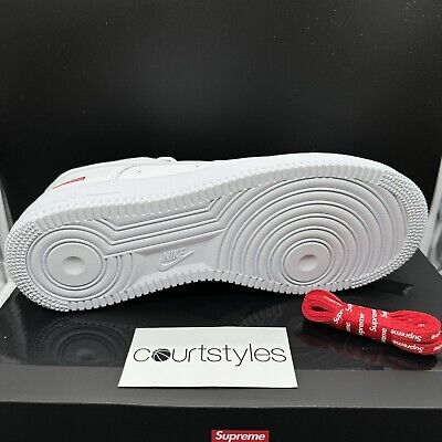 靴 supreme NIKE AIR Force1 Low white/27.5cm Amazon.com | Nike Mens Air Force 1 Low CU9225 100 Supreme
