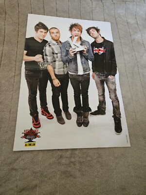 POSTT.09 MAGAZINE PICTURE/POSTER 11X16'' ALL TIME LOW