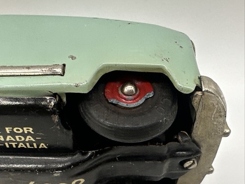 Vintage Schuco Tin Litho Light Blue Tacho-Examico Windup 4002 With Key & Works! - Picture 14 of 14