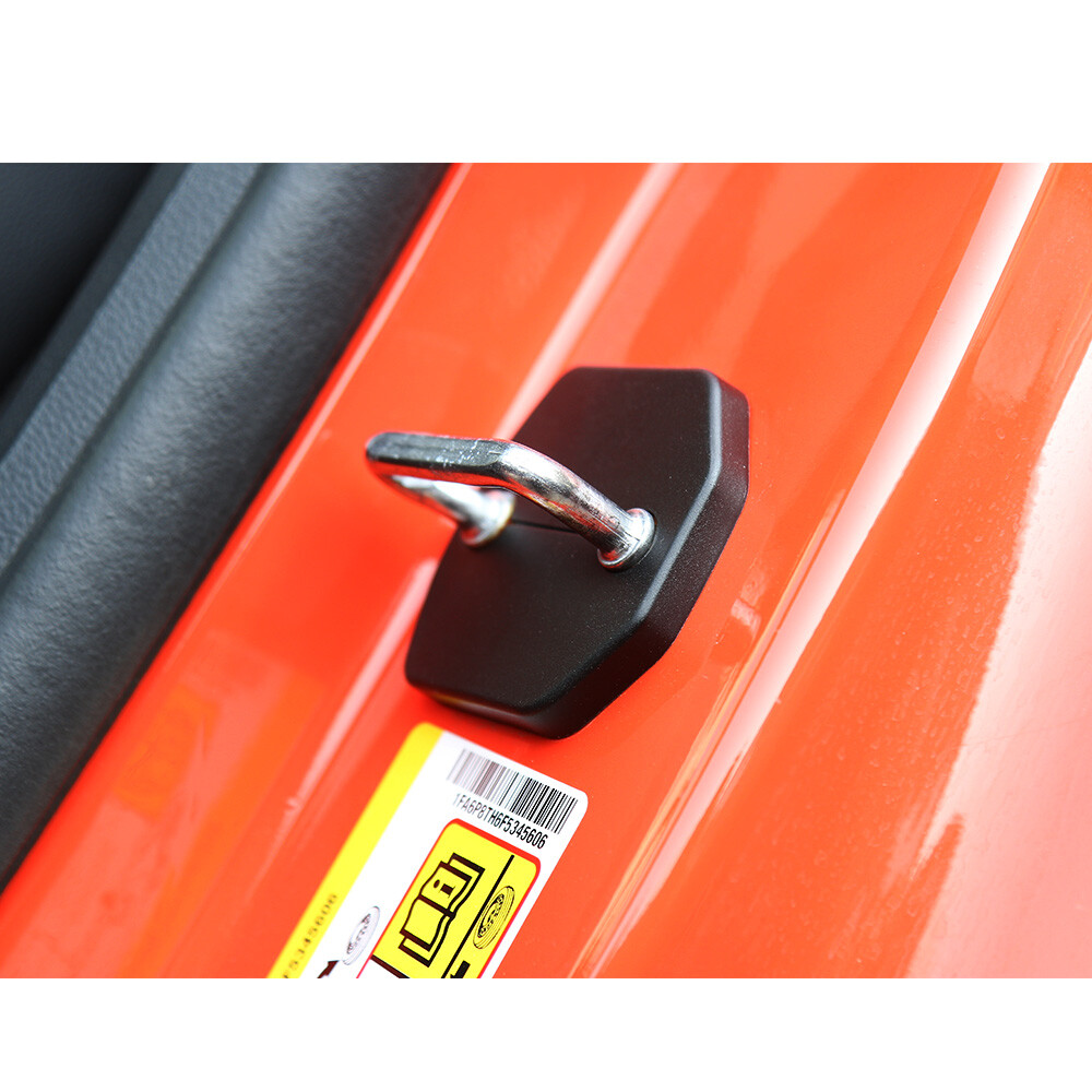 4pcs Car Door Lock & Door Stopper Buckle Cover Protector for Ford