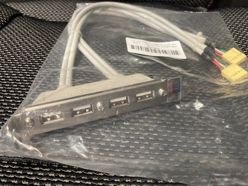 USB 2-0 4 Port Expansion Rear Bracket - 第 1/3 張圖片
