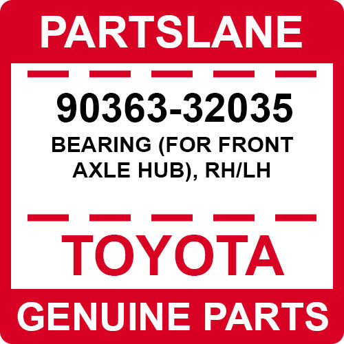 0105 LEXUS IS300 FACTORY OEM 9036332035 FRONT WHEEL HUB BEARING