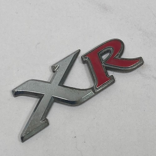 2003-2008 Toyota Matrix XR Emblem Logo Badge Letters Rear Tailgate Trunk Chrome - Picture 1 of 8