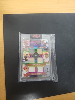 2025 Leaf Seasons in the Sun - Decade Dominators Rod Carew, Pete Rose, Tony...