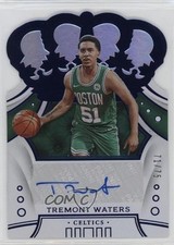 2019-20 Panini Crown Royale Rookies Blue 71/75 Tremont Waters #CR-TWT Auto 0ud4
