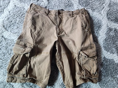 Hollister Mens Size 34 Cali Longboard Short Epic Flex Khaki Tan Shorts Cargo 12"