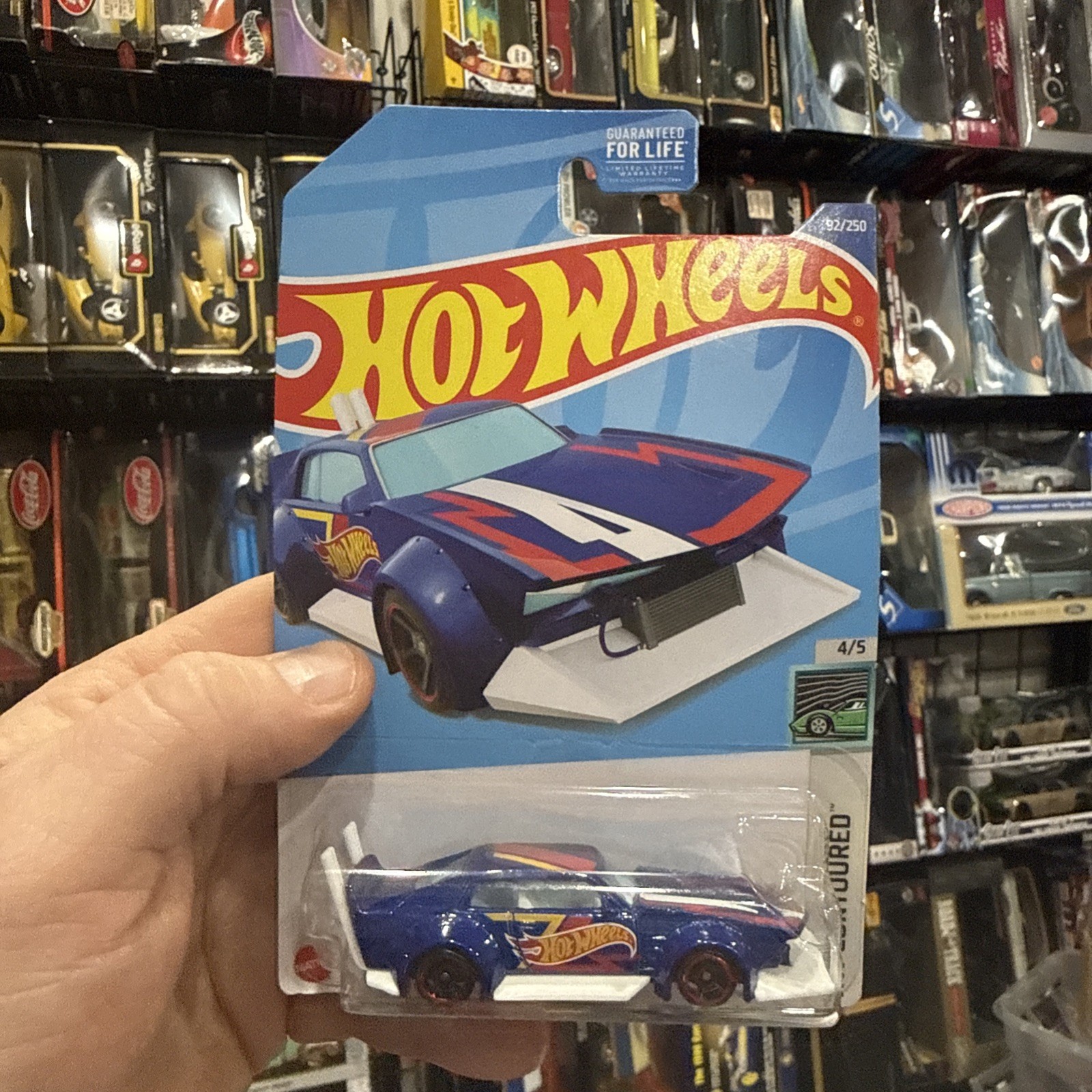 2021 Hot Wheels Blue Mad Manga HW Contoured 92/250 4/5 - Free Shipping   T8
