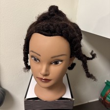 African American Styling Head Mannequin Hair Style Practice