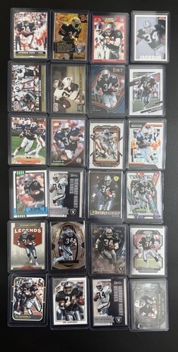 24 Card Bo Jackson Premium Lot. All Different.