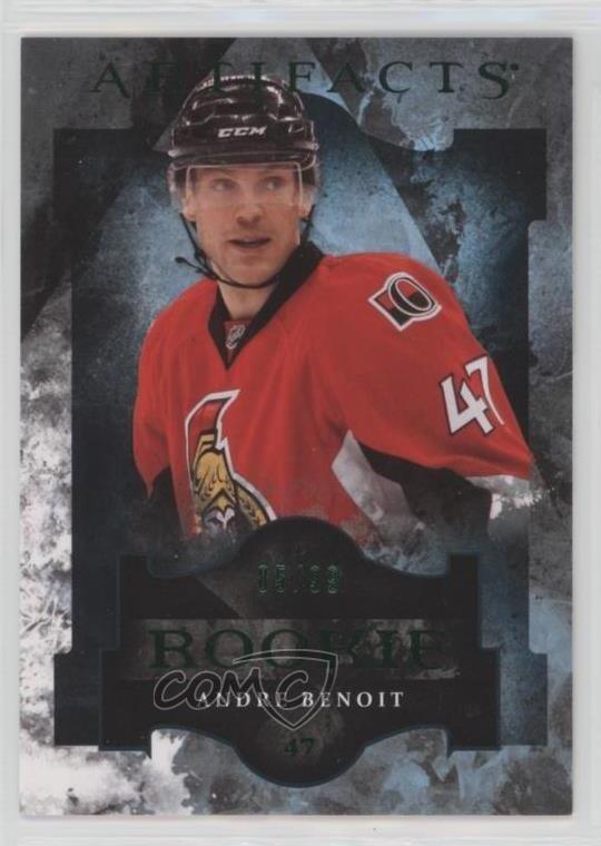2011-12 Upper Deck Artifacts Emerald 85/99 Andre Benoit #184 Rookie RC 2d8