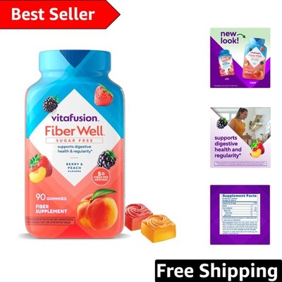 Fiber Well Gummy Vitamins - 90 Count, Sugar-Free & Gluten-Free Digestive Support