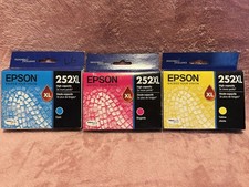 Genuine Epson 252XL Color Ink Set Date: 2018 - 2020