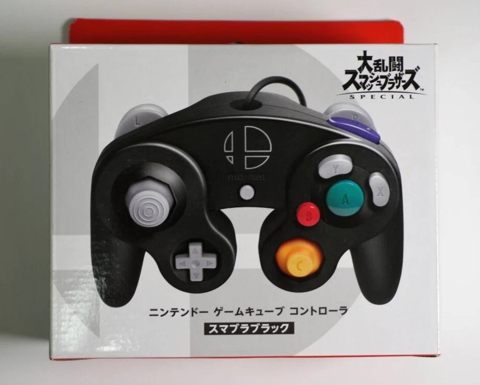 Nintendo Switch GameCube Controller Smash Black Adapter Tap Official Japan NEW - Image 2 of 3