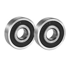 2X 6200RS Shielded single row deep groove bearing 10mm x 30mm x 9mm 29498