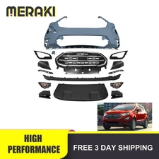 Front Bumper Cover Set Compatible with 2018 2019 2020 2021 2022 Ford Ecosport
