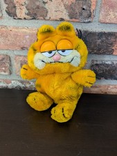 Garfield 1978/1981 Vintage Fun Farm Plush Bean Bag Cat Collectible 9"