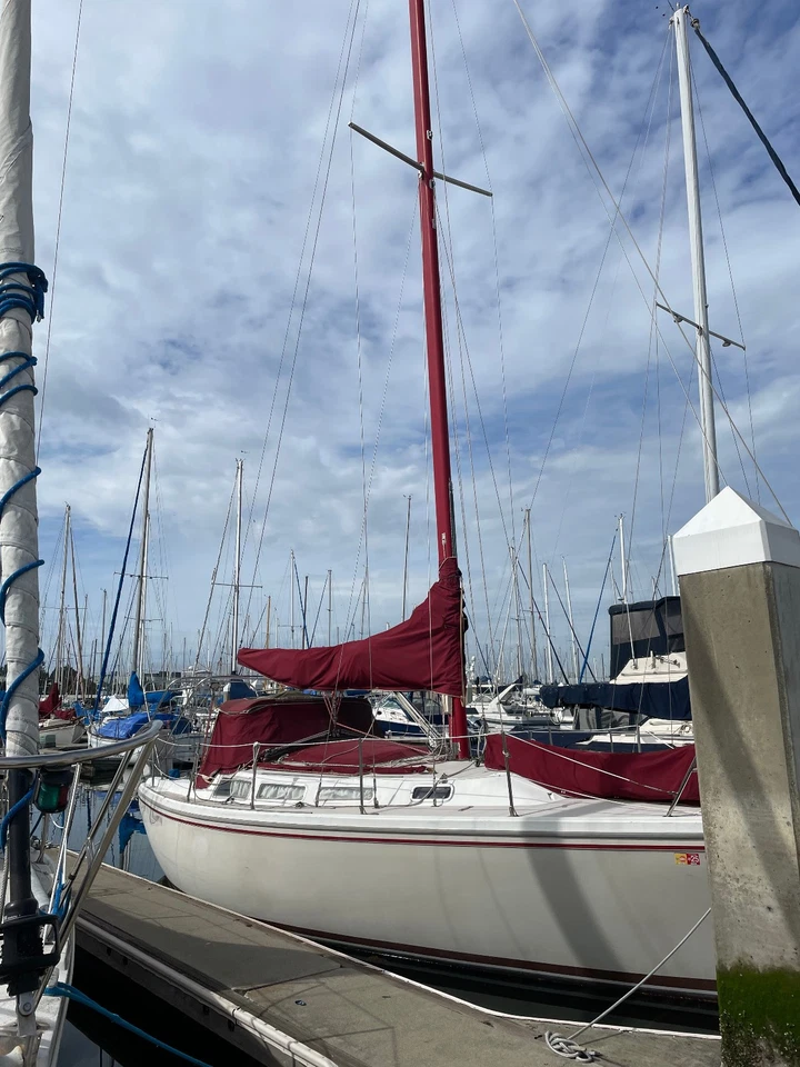 1977 Catalina 30' Sailboat - Inboard Diesel Runs - California - Image 2 of 4
