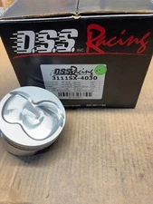 SBF 331 Inline/ TW Ford Forged -18cc Dish Top DSS Racing SX Pistons. 4.030 Bore