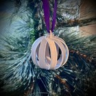 Christmas Tree Bauble 6.5cm – Elegant Hanging Ornament for Holiday Decor