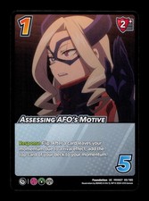 Assessing AFO's Motive 69/180 UC Universus Trading Card TCG