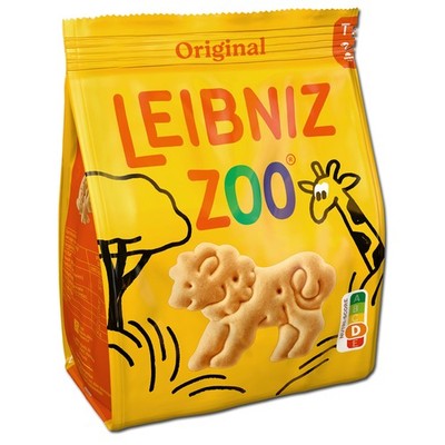 (13,28 /1kg) Bahlsen Leibniz Zoo, Kekse, Gebäck, 125g Beutel