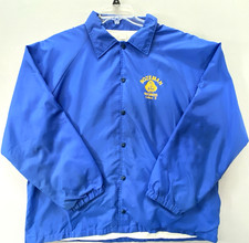Vintage Bozeman Buccaneers Lubbock TX Jacket Mens XL Blue Button Down USA Made