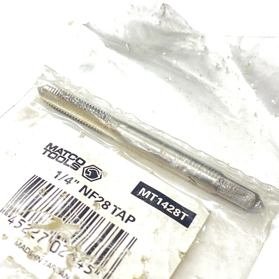 Nuevo grifo Matco 1/4" NF28 MT1428T para juego de grifos y troqueles EE. UU. Foto 2 de 2